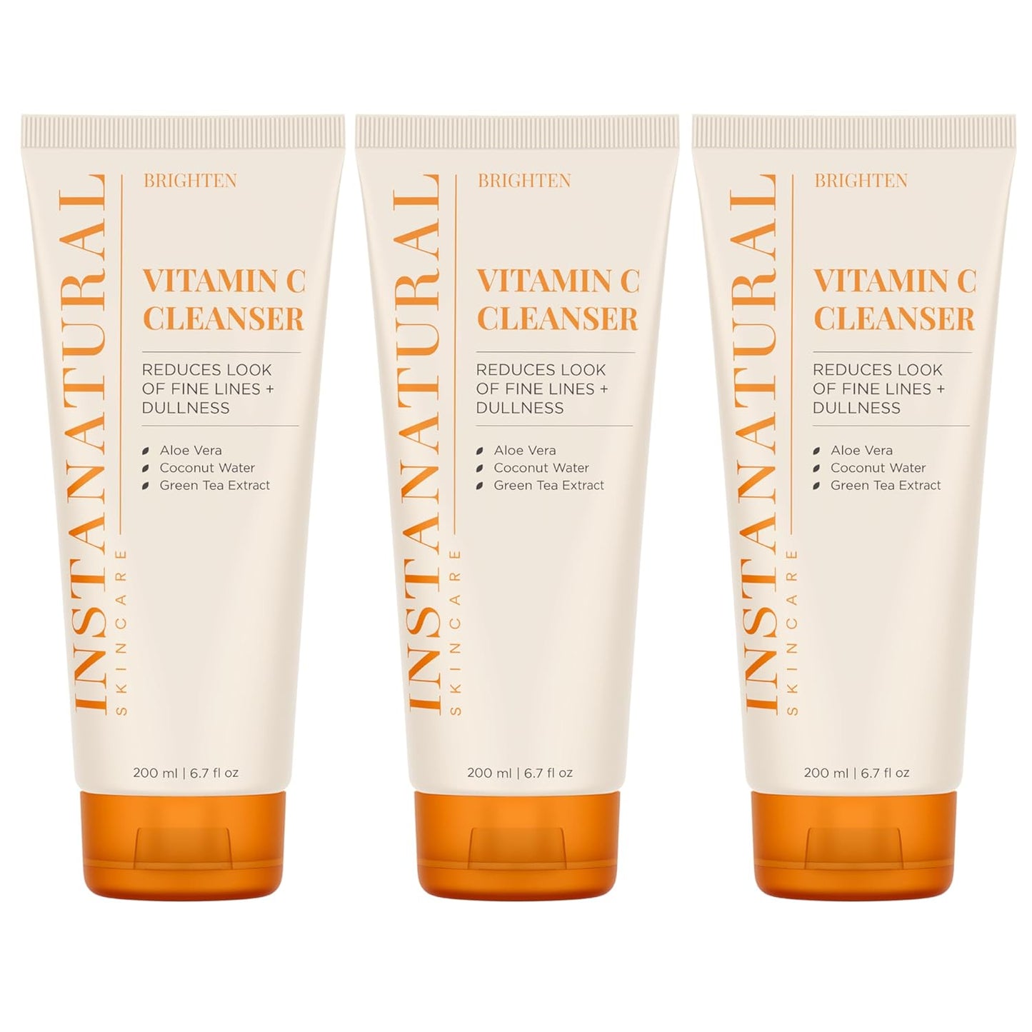 Vitamin C Cleanser, 6.7 FL Oz - 3 Pack - InstaNatural