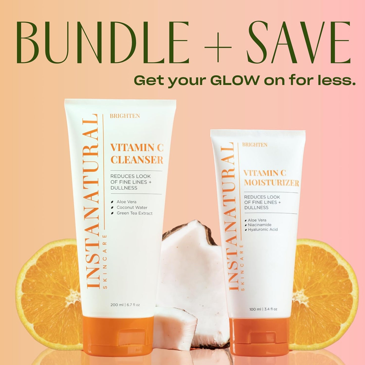 Vitamin C Fan Favorites Cleanser and Moisturizer Kit