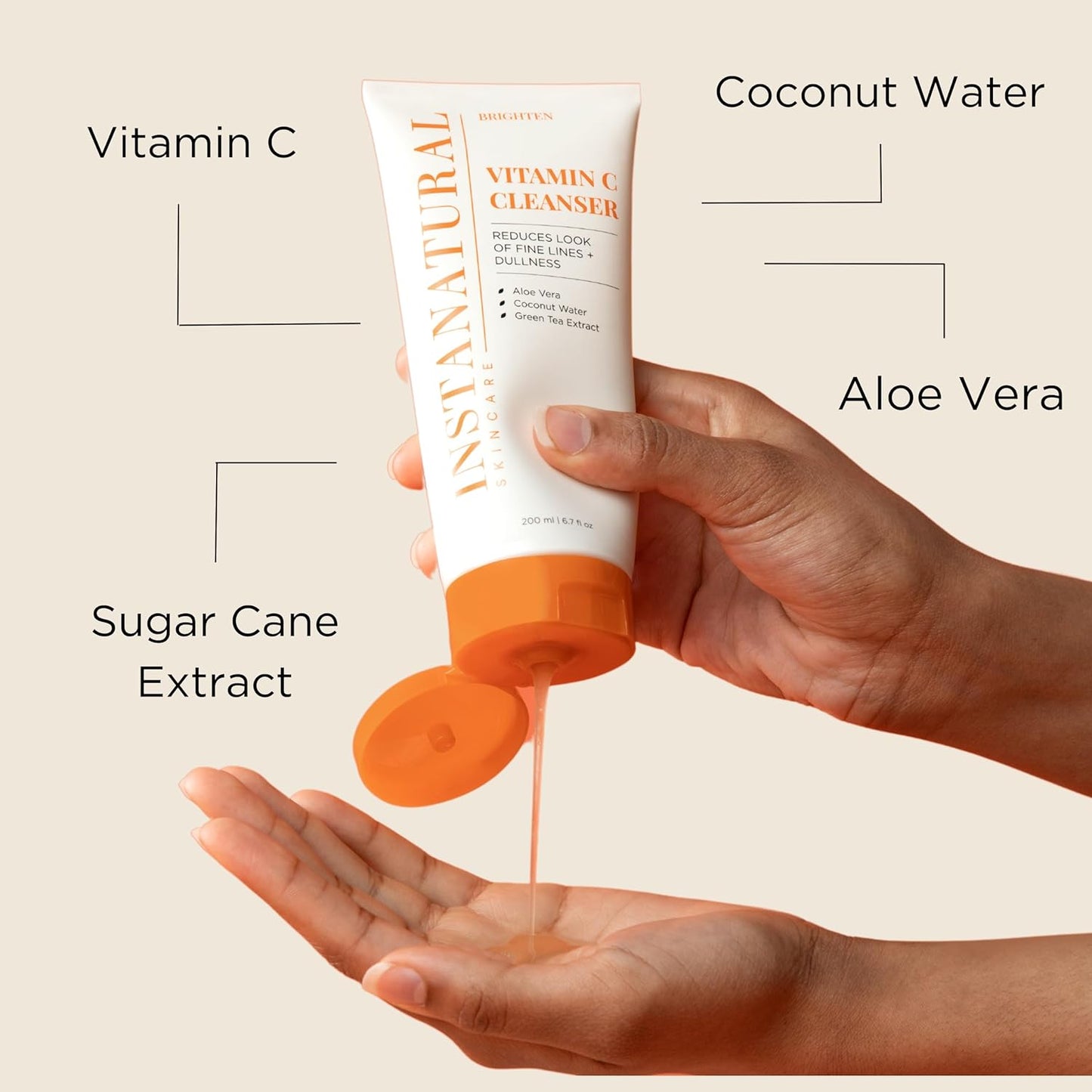 Vitamin C Cleanser, 6.7 FL Oz - 3 Pack - InstaNatural