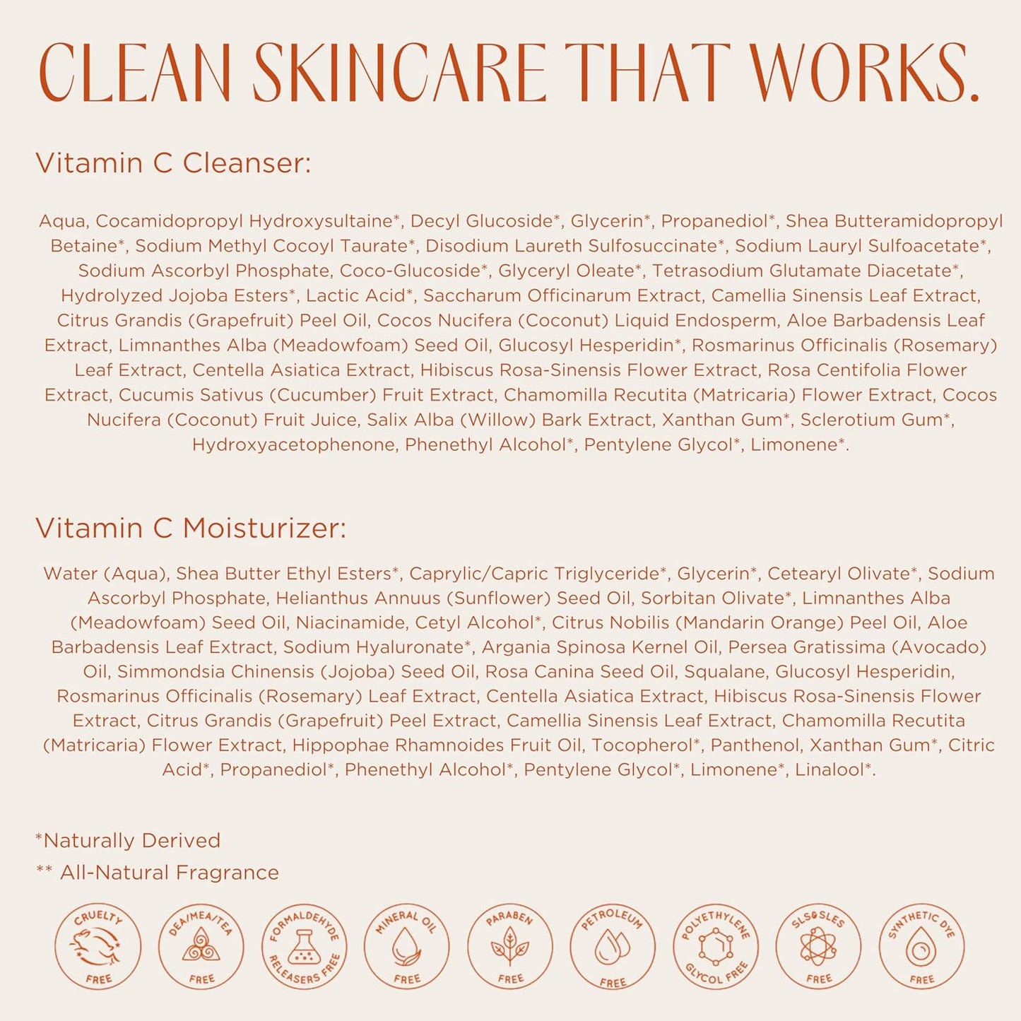 Vitamin C Fan Favorites Cleanser and Moisturizer Kit