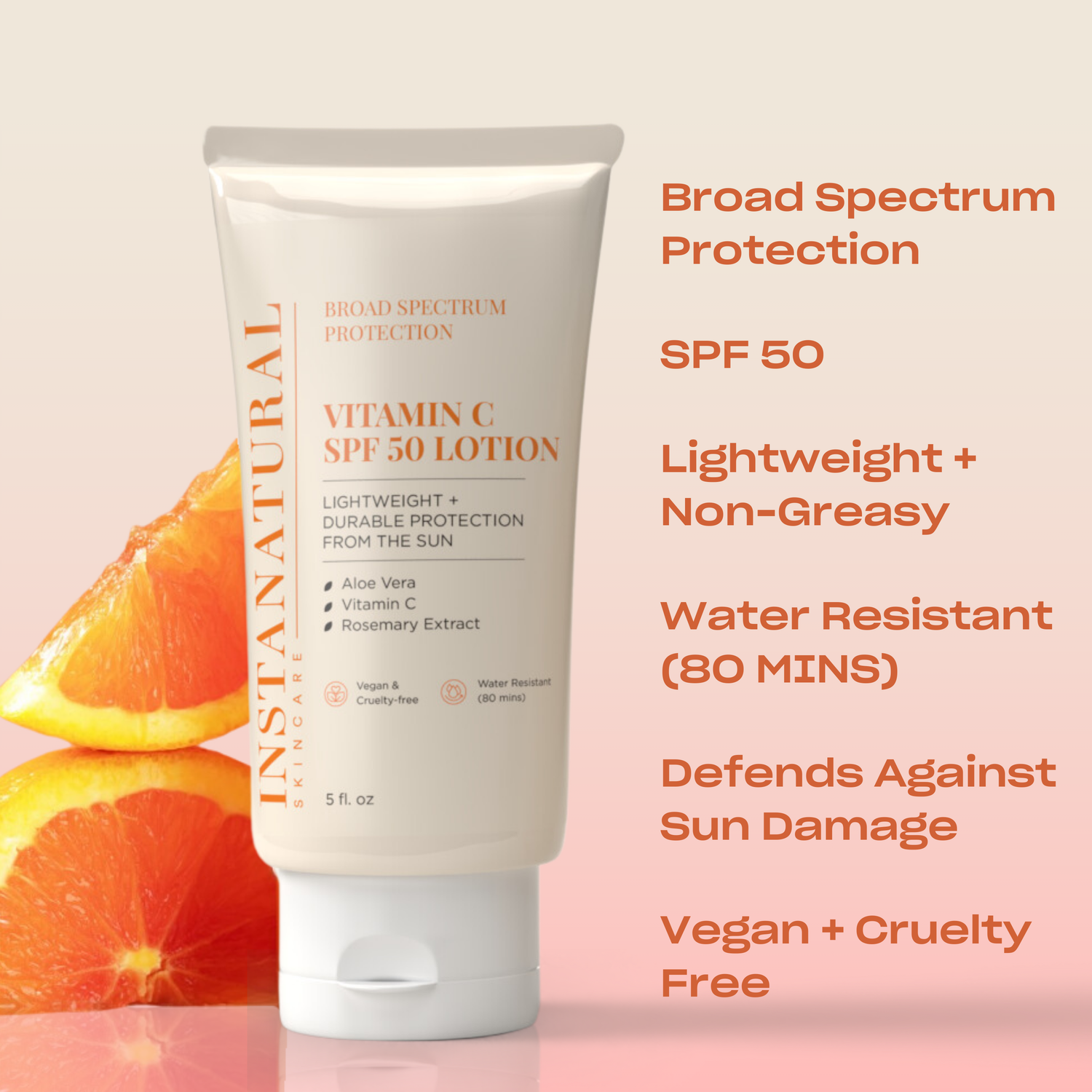 VITAMIN C SPF 50 LOTION - InstaNatural