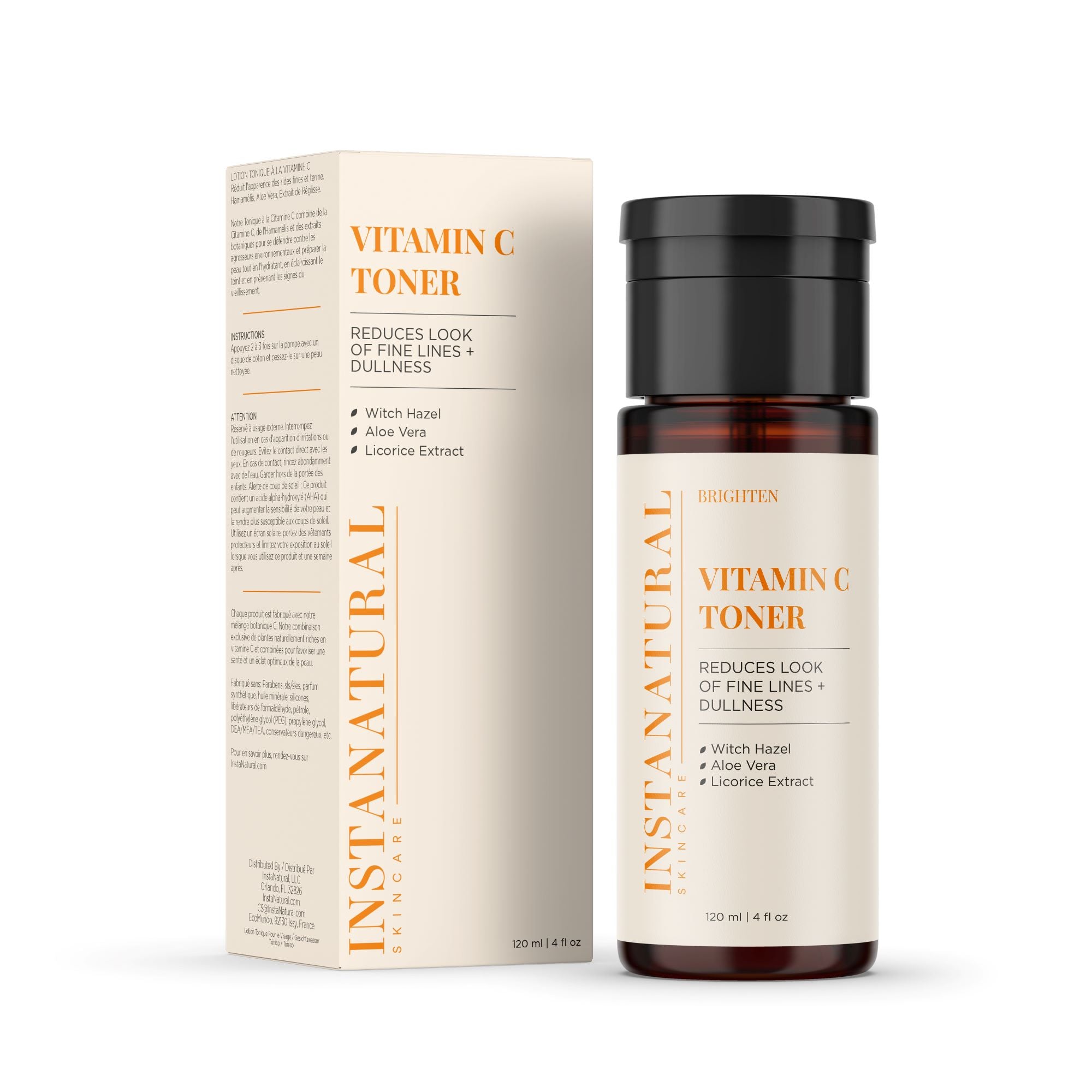 Vitamin C Facial Toner | Natural & Organic Beauty - InstaNatural