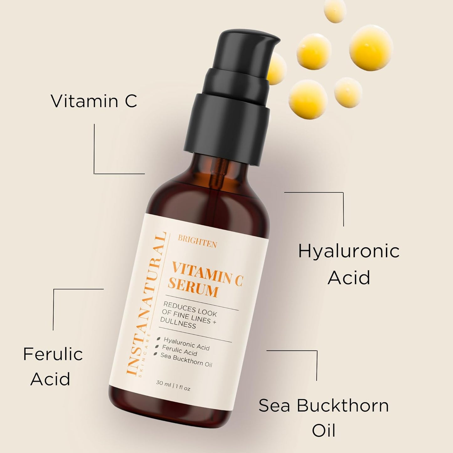 Vitamin C Face Serum, 1 FL Oz - 3 Pack