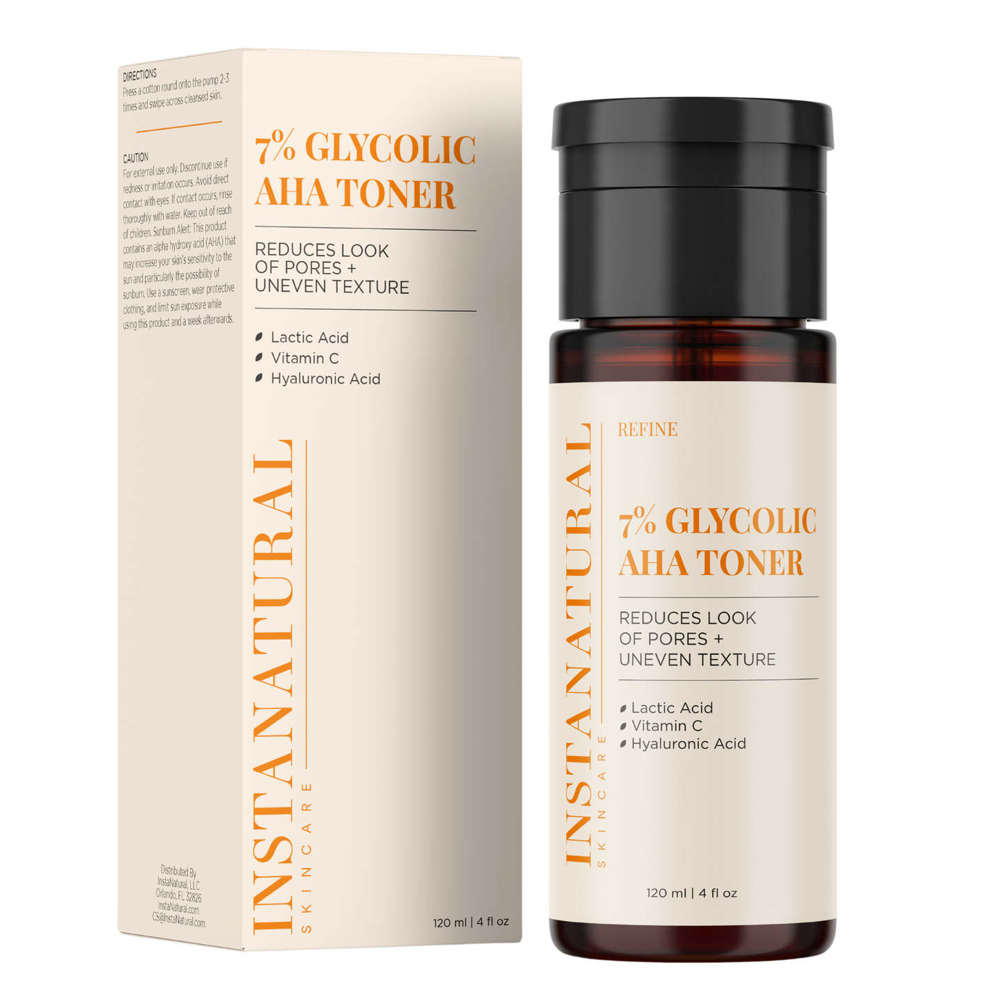 7% Glycolic AHA Toner - InstaNatural