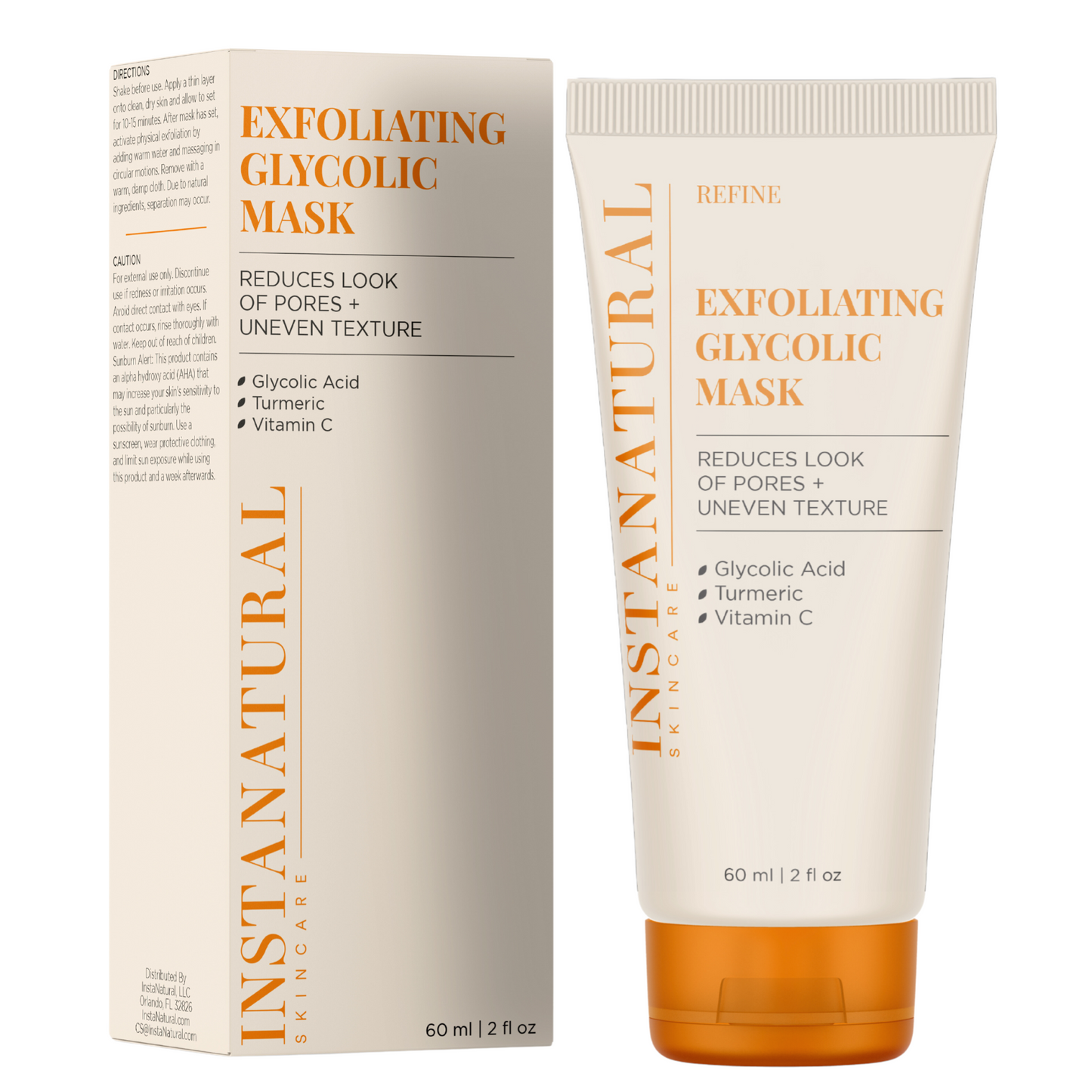 Exfoliating Glycolic Mask - InstaNatural