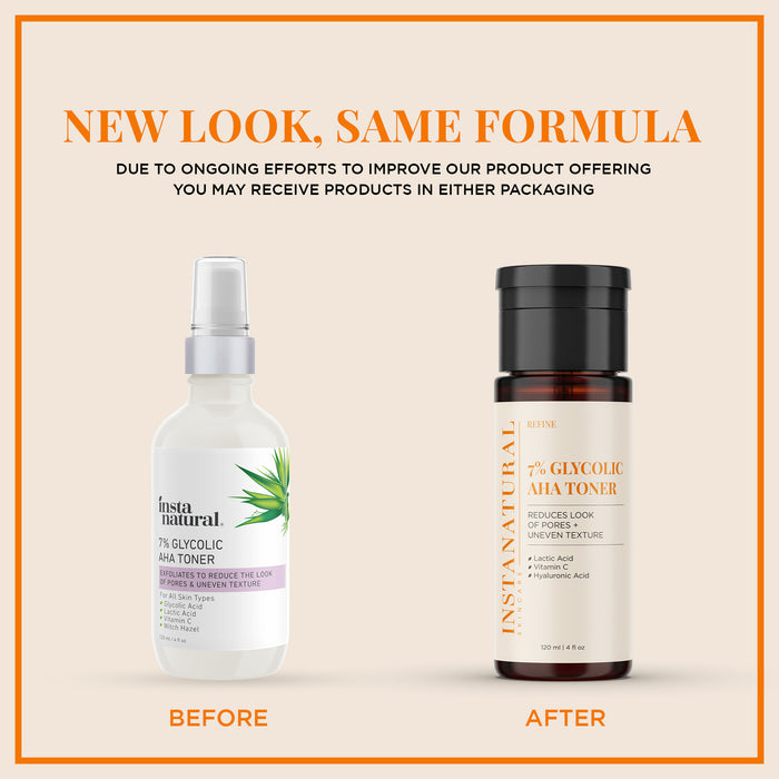 7% Glycolic AHA Toner - InstaNatural