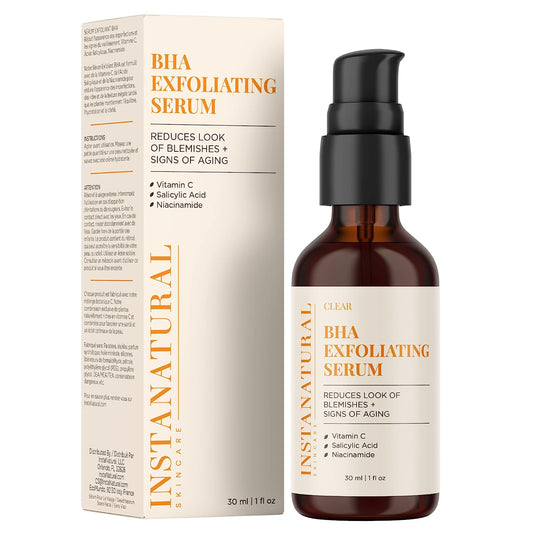 InstaNatural BHA Exfoliating Facial Serum *Formerly "Age Defying & Skin Clearing® Serum" - InstaNatural