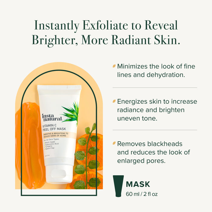 Vitamin C Peel Off Mask - InstaNatural